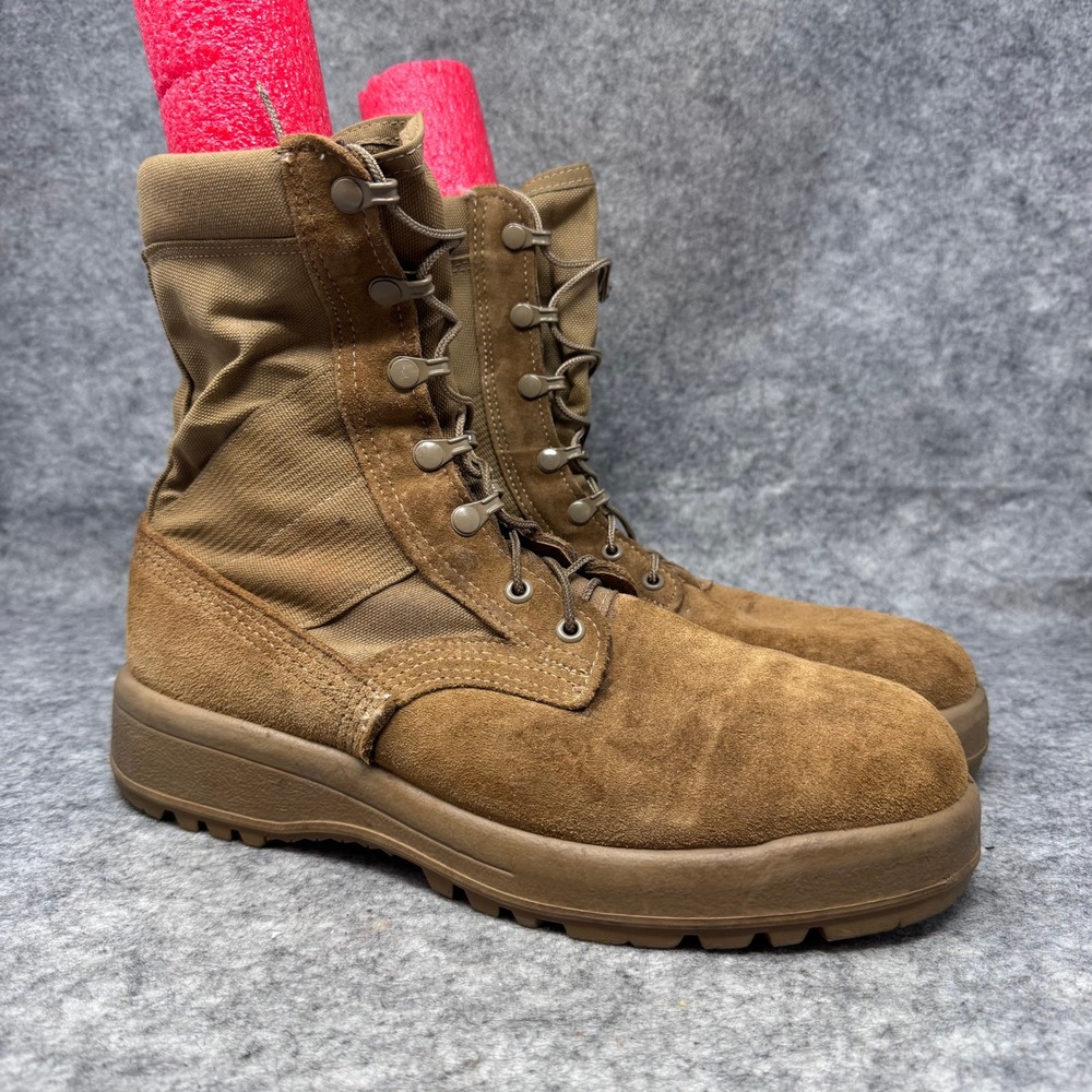 Belleville AHWC Hot Weather Coyote Military Combat Boots 18-D-1001 Mens Sz 10 R
